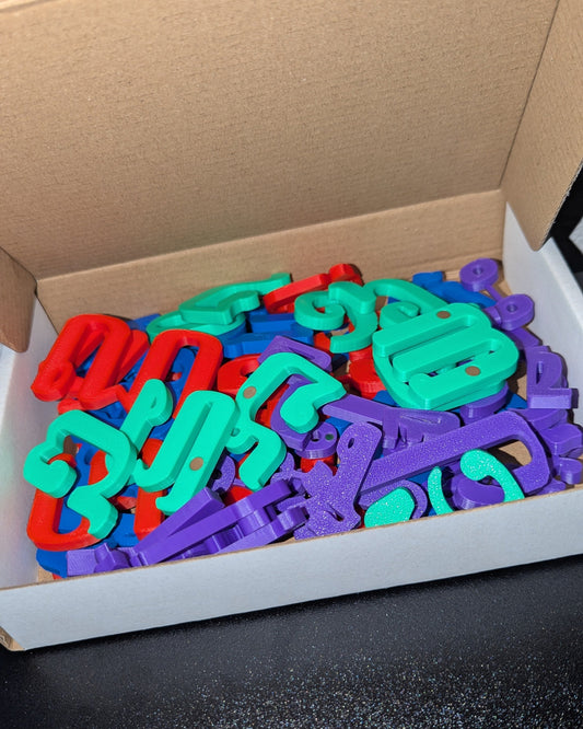 Magnetic Khmer Letter and Number Set - Beginners' Basics
