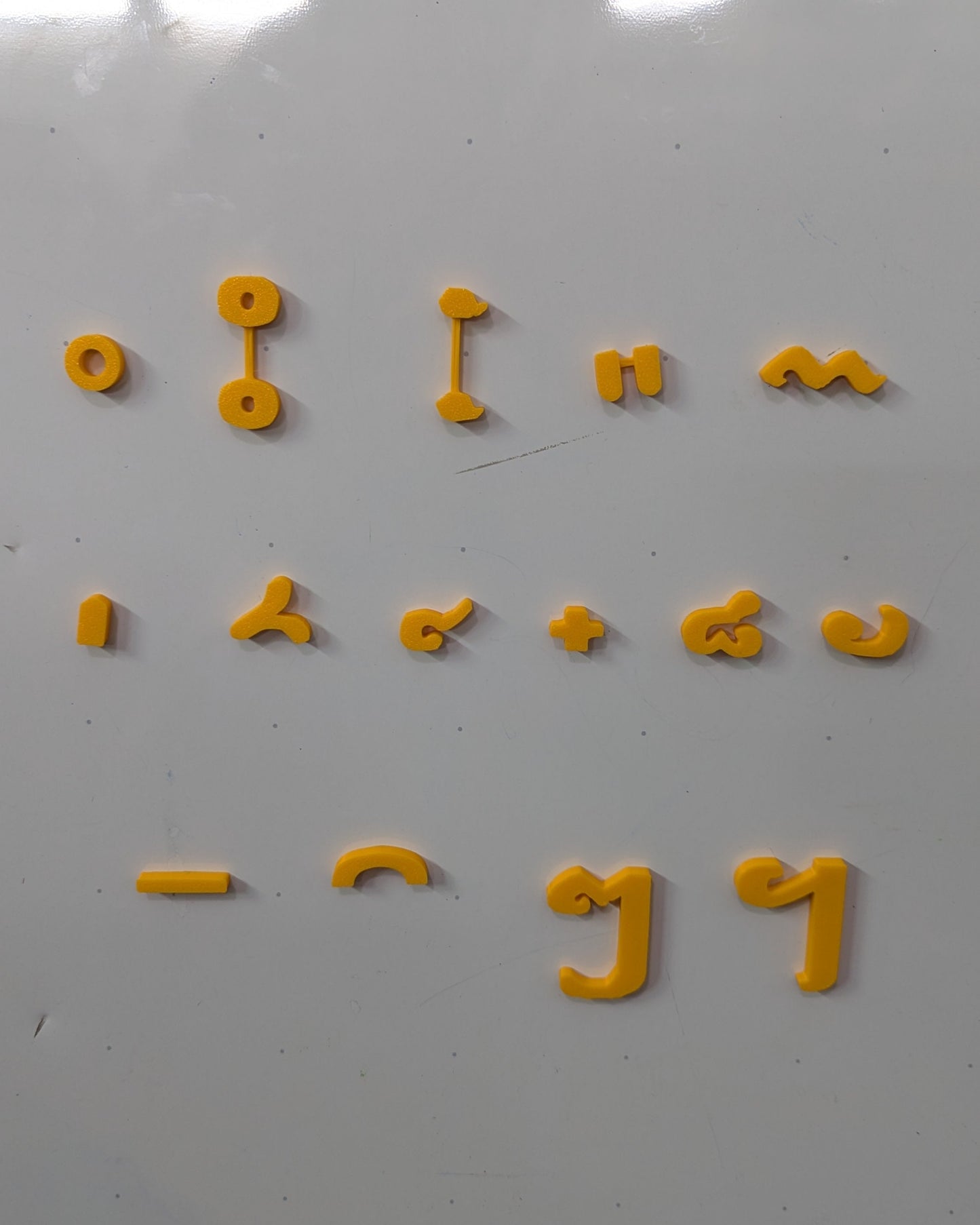 Magnetic Khmer Letter and Number Set - Complete Collection