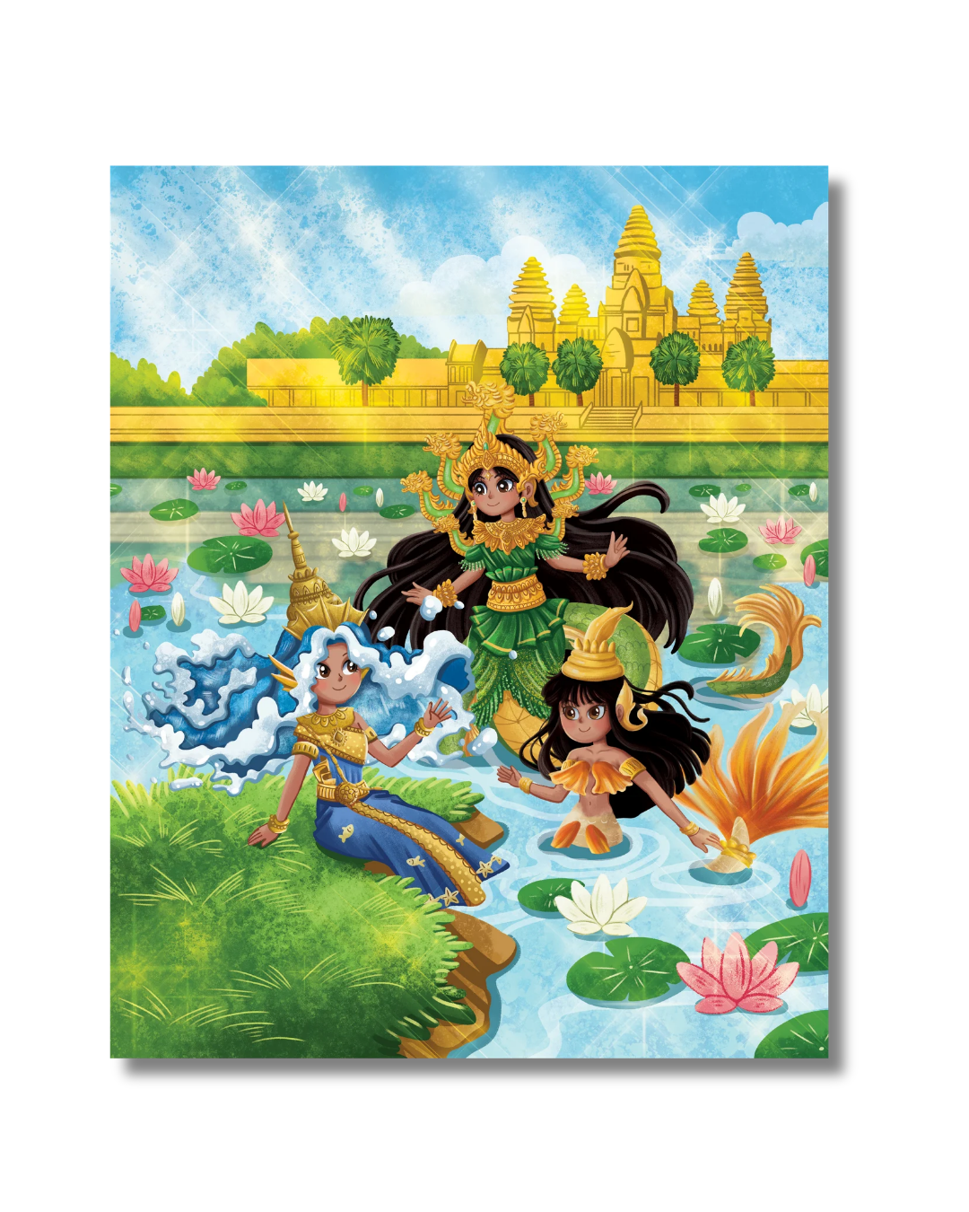 Neang Neak, Moni Mekhala & Sovann Macha Art Print
