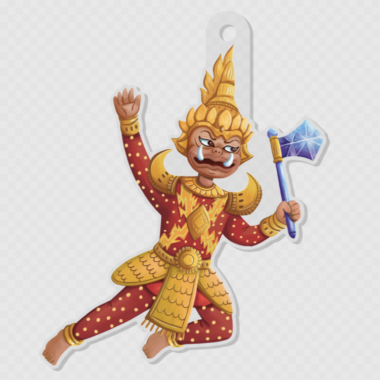 Moni Mekhala Acrylic Keychain