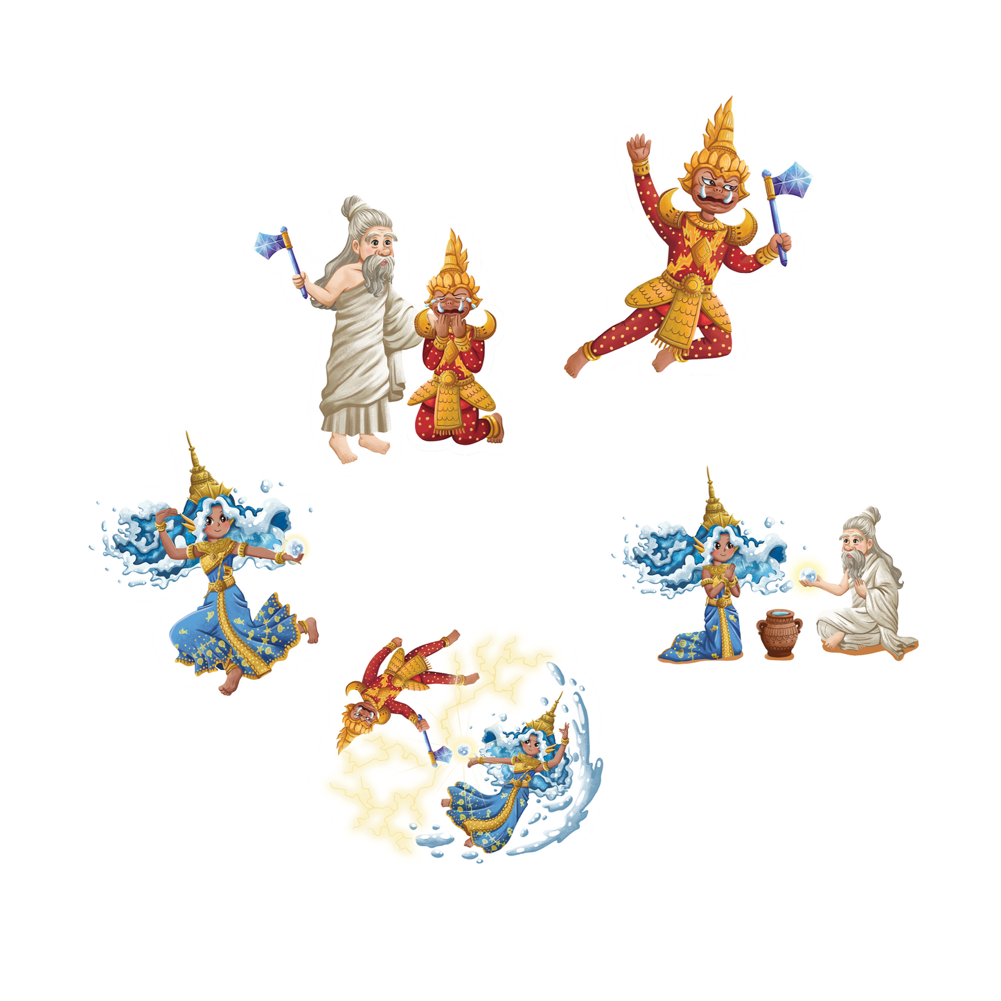 Moni Mekhala Vinyl Sticker